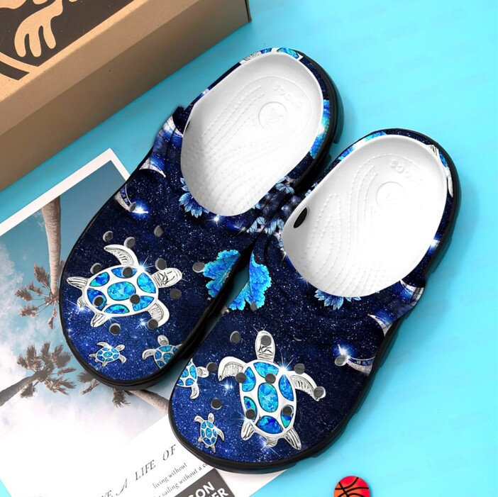 Sea Turtle Green Crocs Clog Shoes