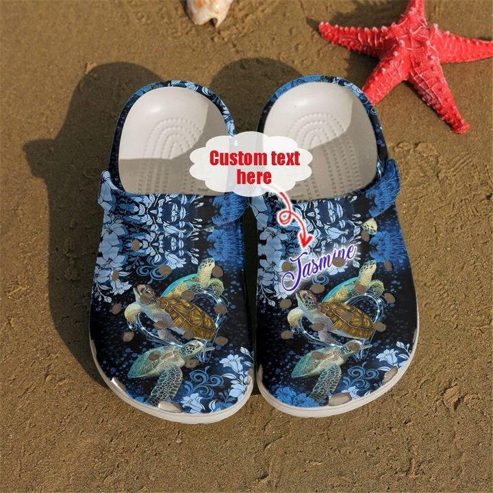 Sea Turtle Personalized Lovely Crocs Clog Shoes
