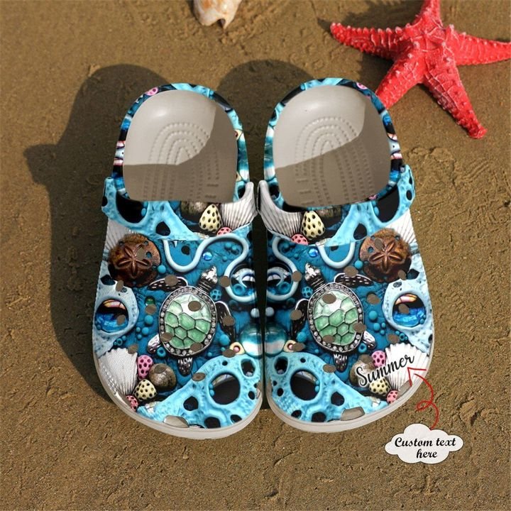 Sea Turtle Personalized Crocs Clog Shoes