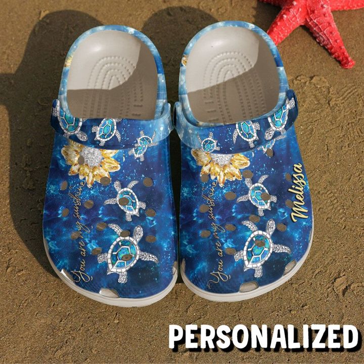 Sea Turtle Personalized You Are My Sunshine Crocs Clog Shoes 12 Sea Turtle Personalized You Are My Sunshine Crocs Clog Shoes