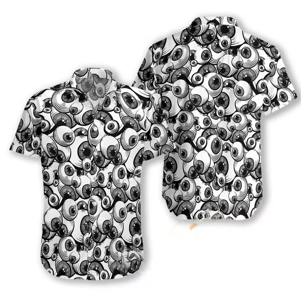 Seamless Scary Hawaiian shirts