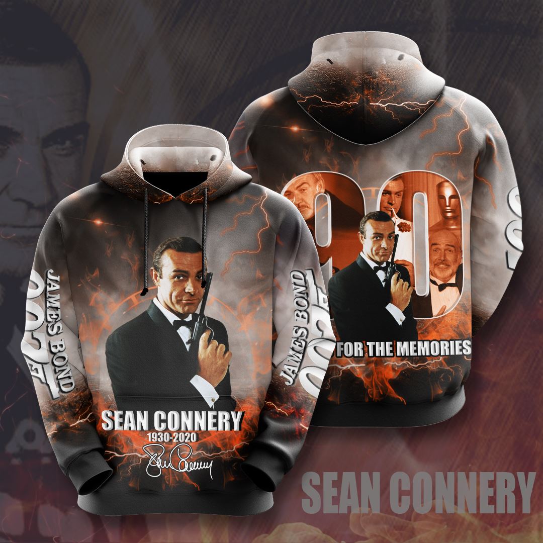 Sean Connery Custom Hoodie 3D 12 Sean Connery Custom Hoodie 3D