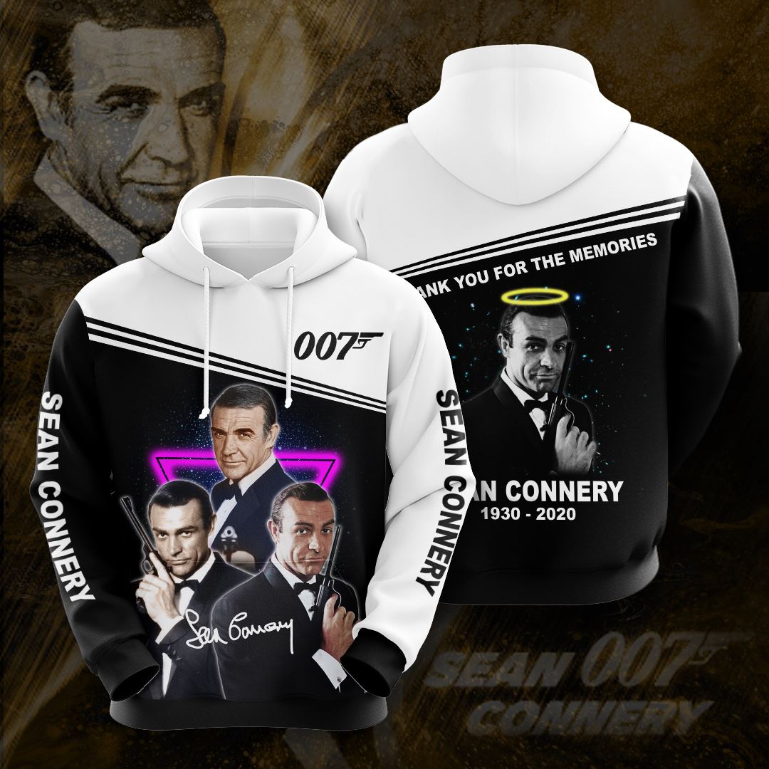 Sean Connery Custom Hoodie 3D 13 Sean Connery Custom Hoodie 3D