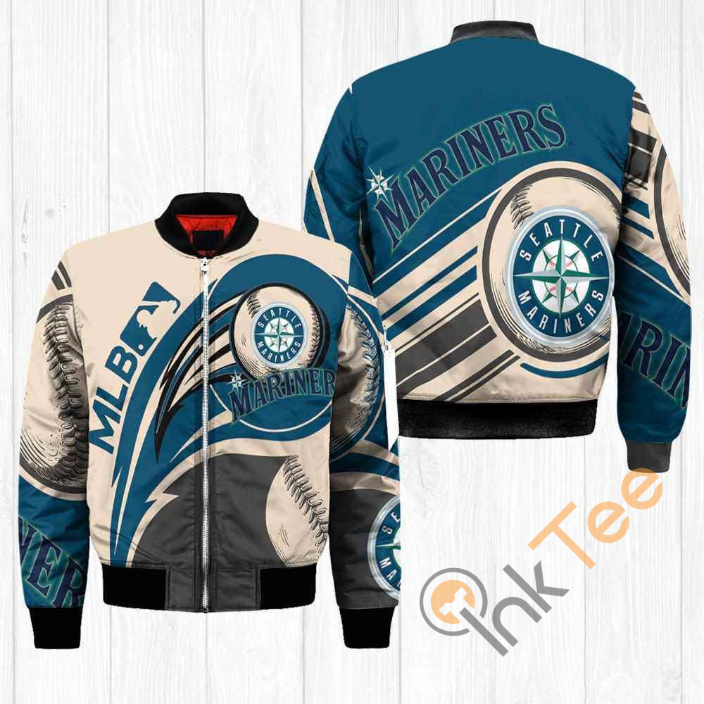 Seattle Mariners MLB Balls Apparel Best Christmas Gift For Fans Bomber Jacket