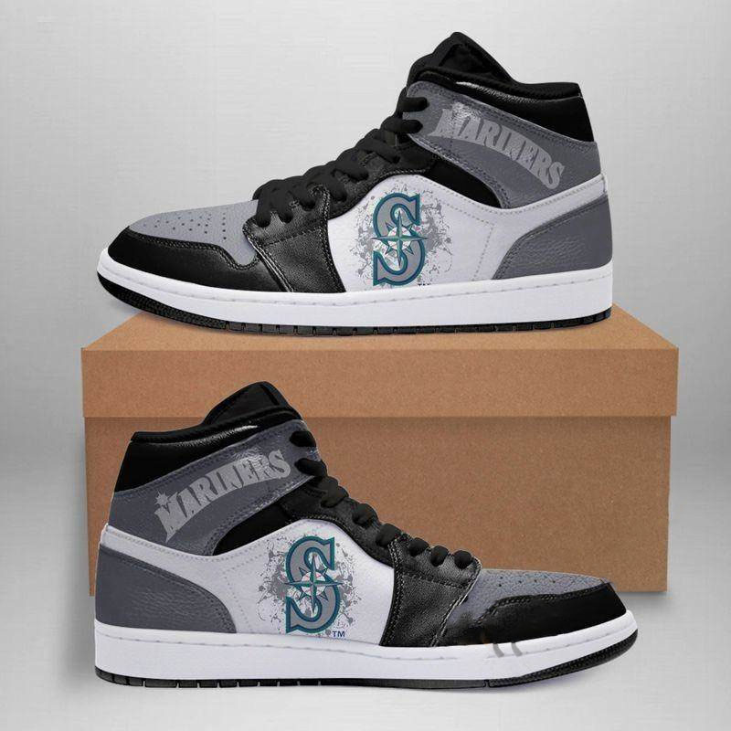 Seattle Mariners Mlb Custom Air Jordan Shoes