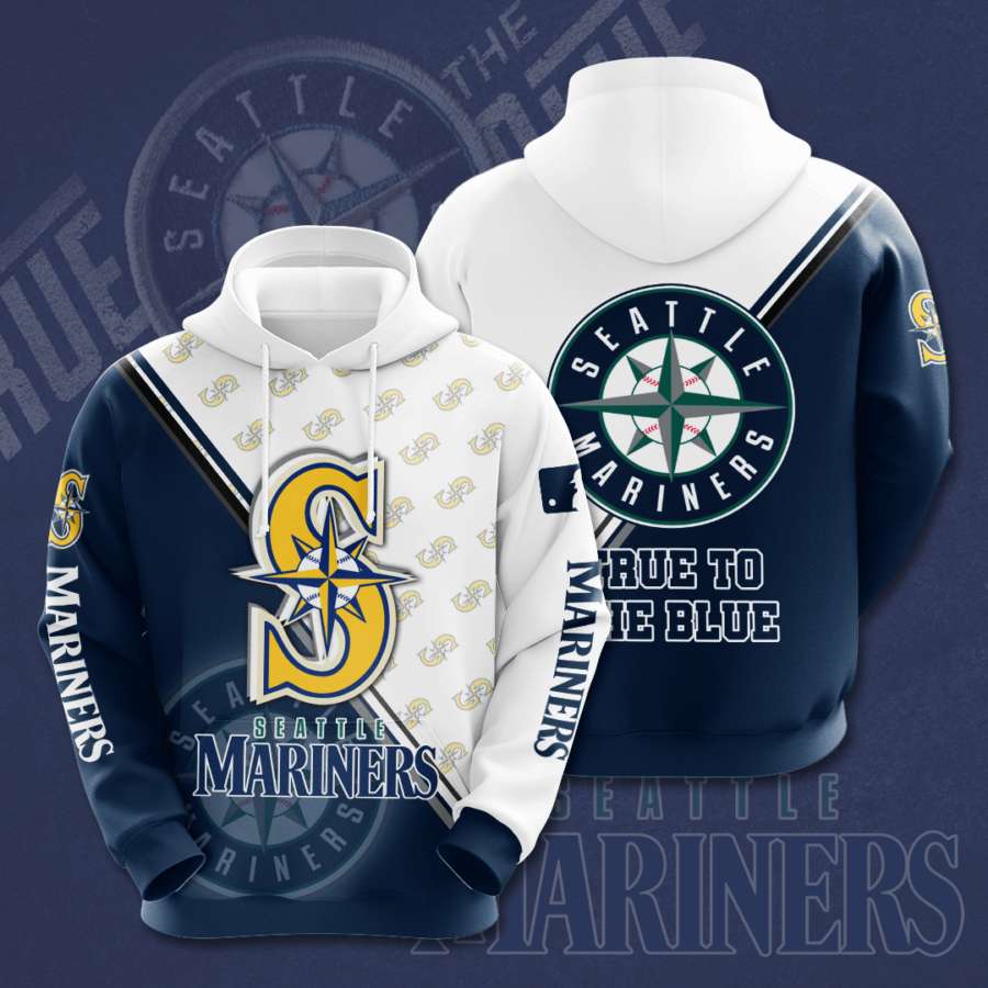 Seattle Mariners Custom Hoodie 3D
