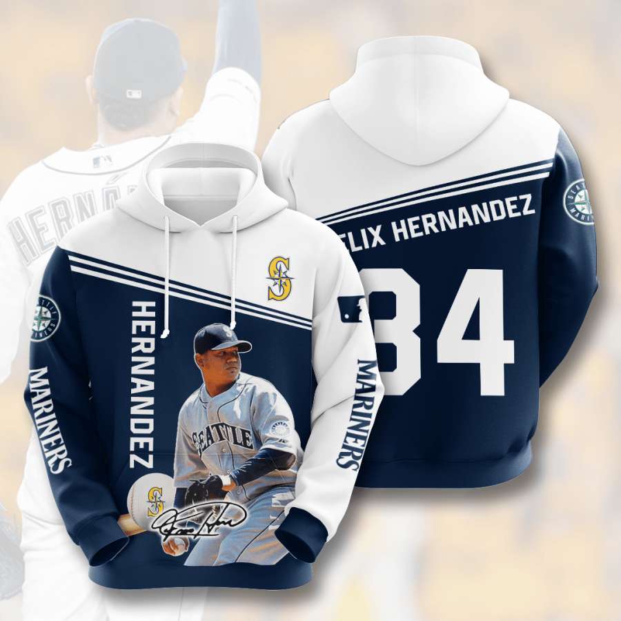 Seattle Mariners Custom Hoodie 3D 3 Seattle Mariners Custom Hoodie 3D