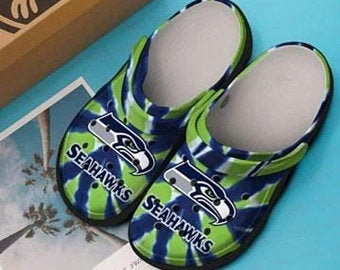 Seattle Seahawks Crocs Clog Shoes