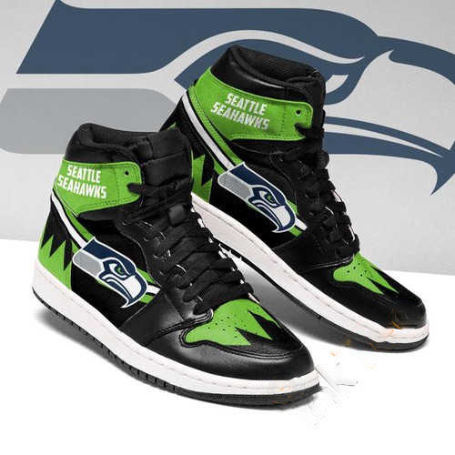 Seattle Seahawks Custom Air Jordan Shoes