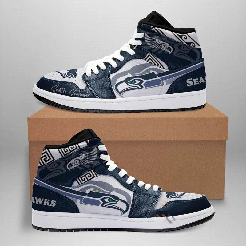 Seattle Seahawks Custom Air Jordan Shoes 16 Seattle Seahawks Custom Air Jordan Shoes