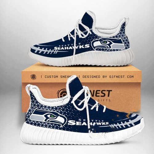 Seattle Seahawks Customize Yeezy Boost