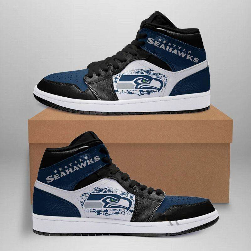 Seattle Seahawks Nfl Custom Air Jordan Shoes