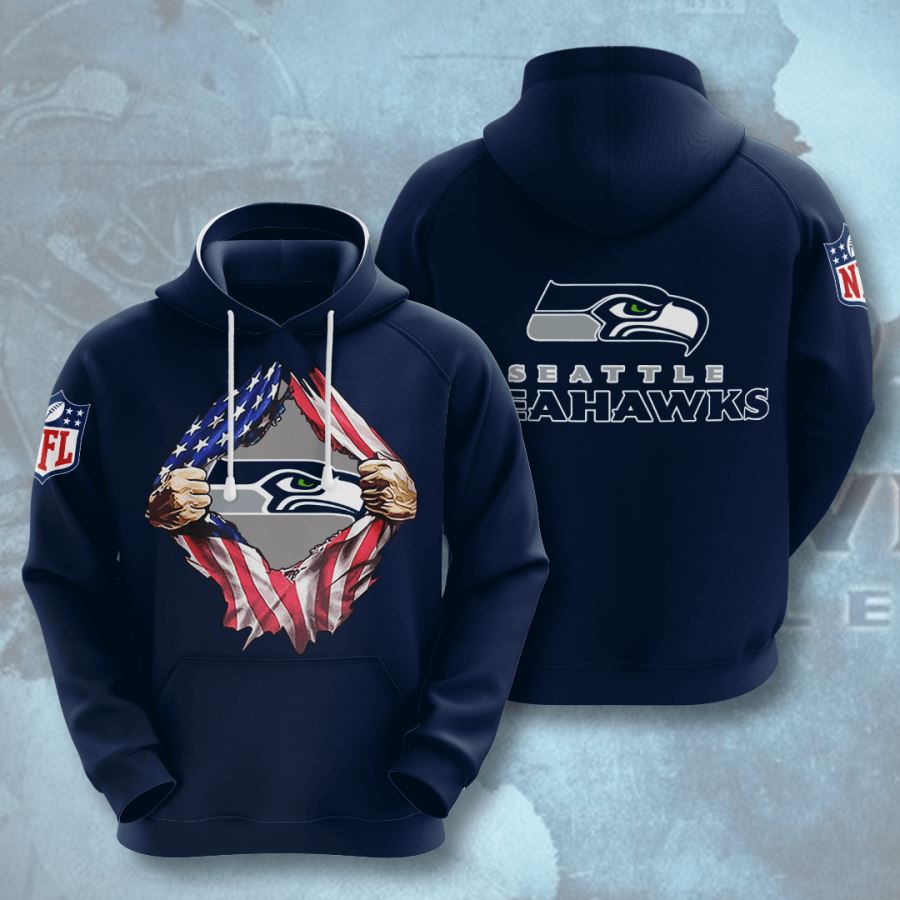 Seattle Seahawks Custom Hoodie 3D
