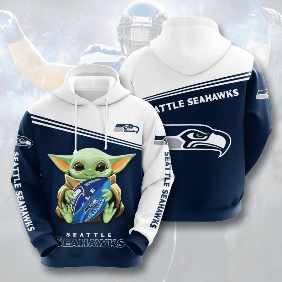 Seattle Seahawks Custom Hoodie 3D 2 Seattle Seahawks Custom Hoodie 3D