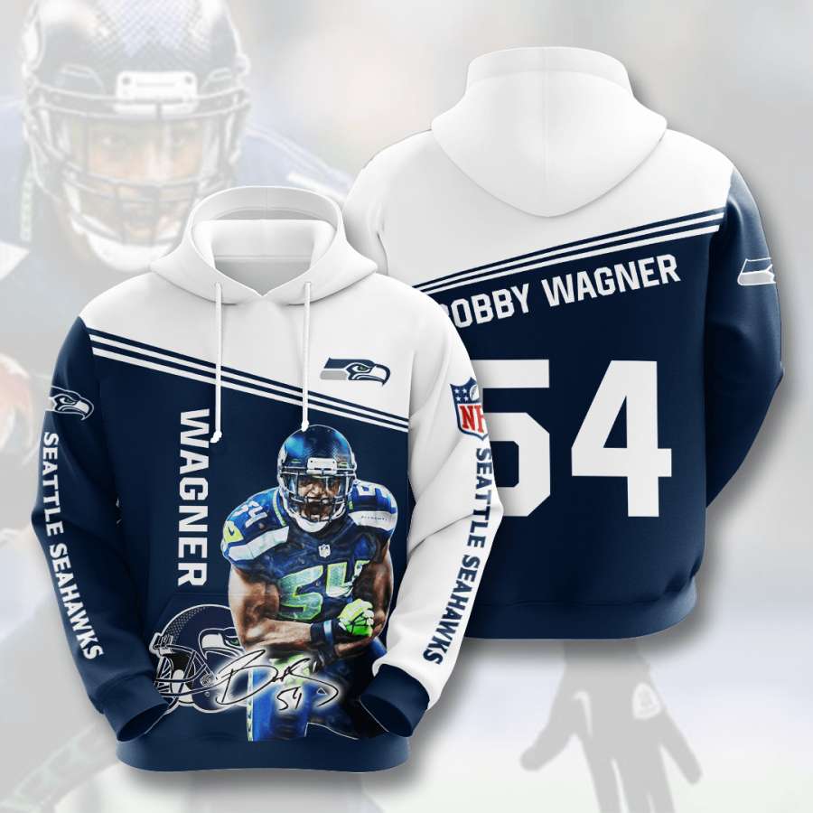 Seattle Seahawks Custom Hoodie 3D 8 Seattle Seahawks Custom Hoodie 3D