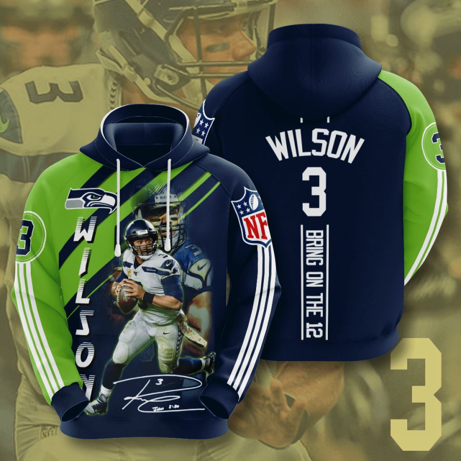 Seattle Seahawks Custom Hoodie 3D