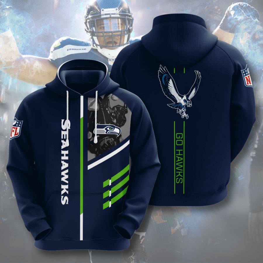 Seattle Seahawks Custom Hoodie 3D