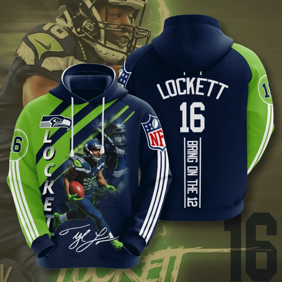 Seattle Seahawks Custom Hoodie 3D 5 Seattle Seahawks Custom Hoodie 3D