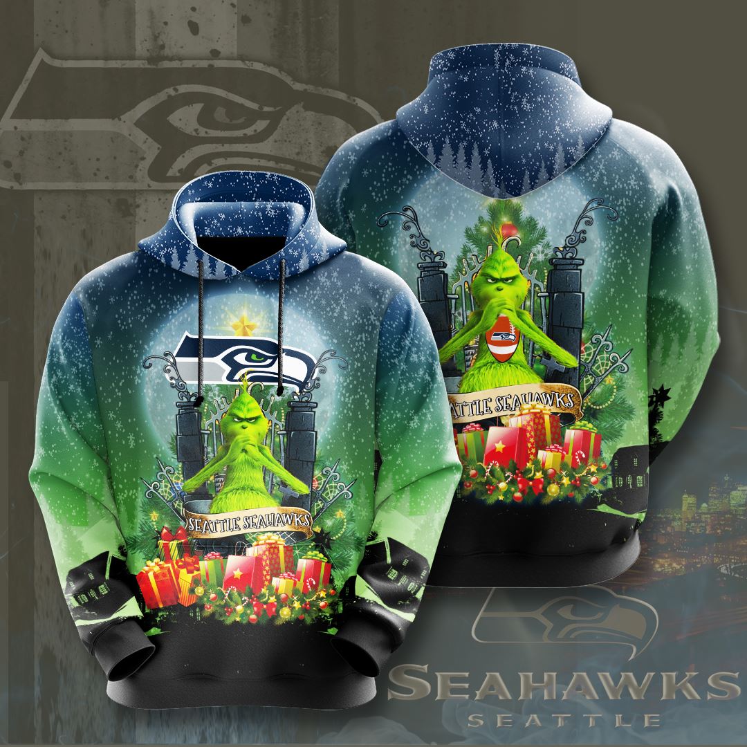 Seattle Seahawks Custom Hoodie 3D 2 Seattle Seahawks Custom Hoodie 3D