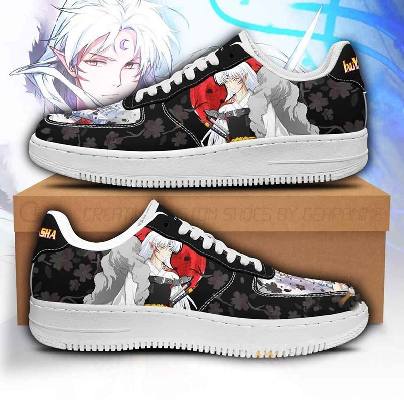 Sesshomaru Inuyasha Anime Nike Air Force Shoes