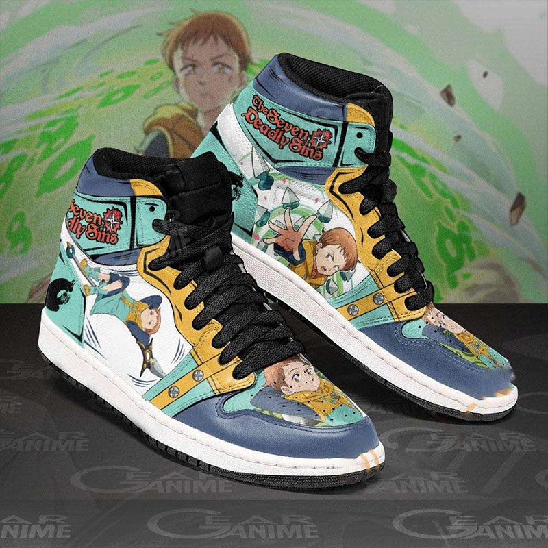 Seven Deadly Japanese Aesthetic Animated Manga Air Jordan Shoes 1 Seven Deadly Japanese Aesthetic Animated Manga Air Jordan Shoes