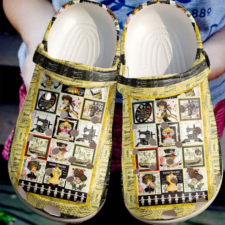 Sewing Lady Crocs Clog Shoes 9 Sewing Lady Crocs Clog Shoes