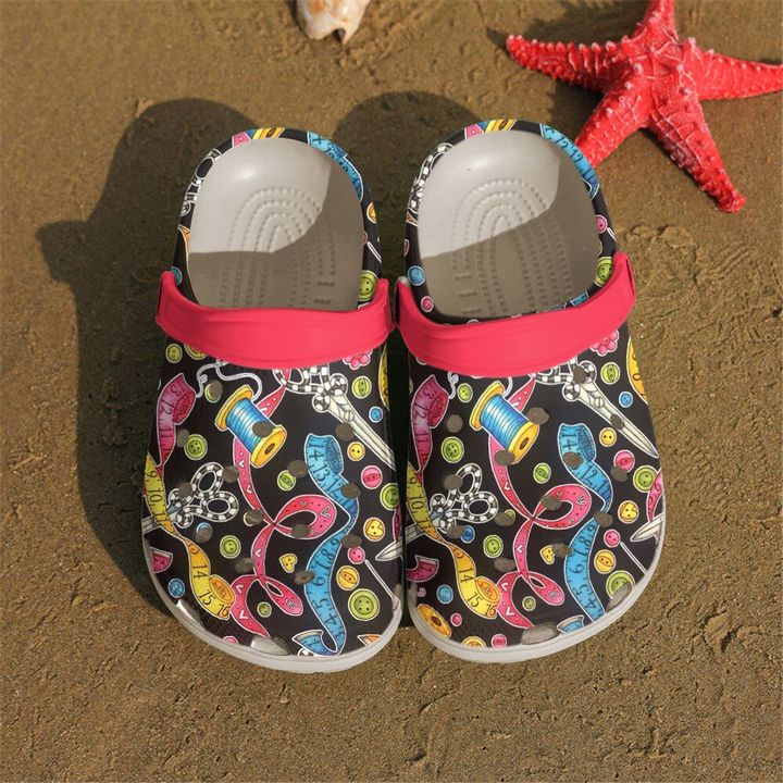 Sewing Lovers Crocs Clog Shoes