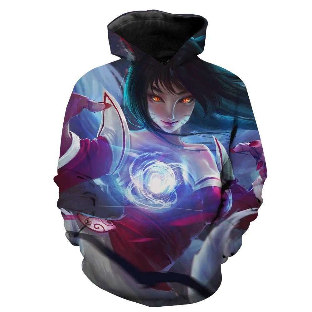 Sexy Ahri Ahri League Of Legends Hoodie 3D 2 Sexy Ahri Ahri League Of Legends Hoodie 3D