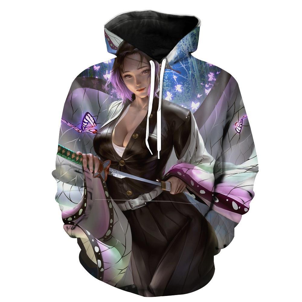Sexy Demon Slayer Hot Shinobu Hoodie 3D