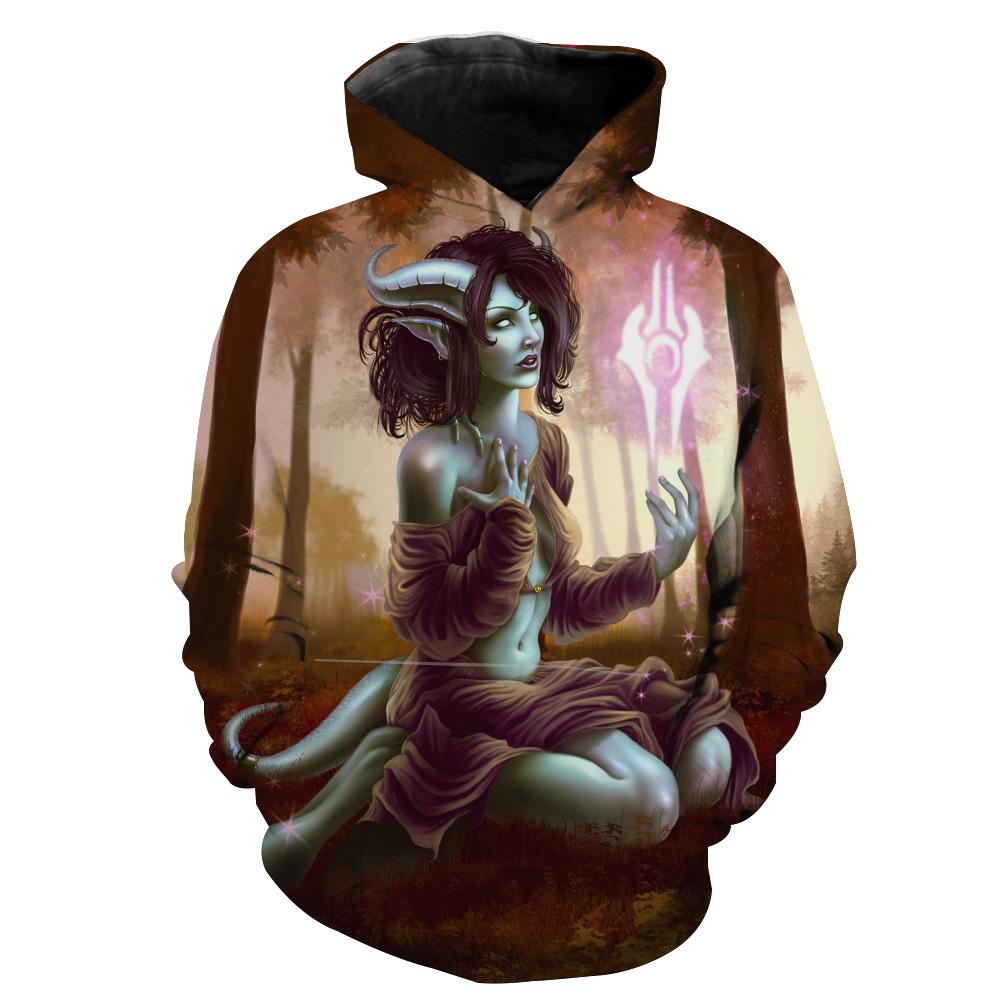 Sexy Draenei World Of Warcraft Apparel Hoodie 3D 1 Sexy Draenei World Of Warcraft Apparel Hoodie 3D