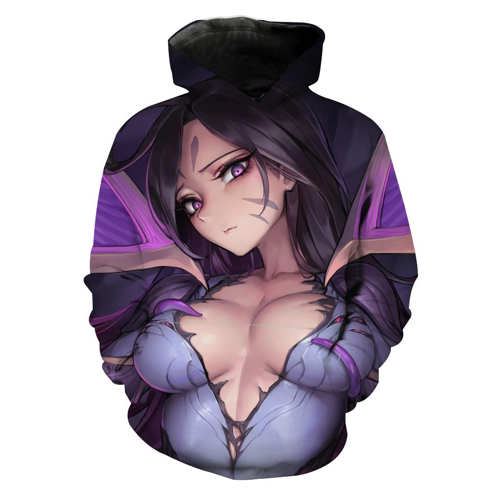 Sexy Kaisa League Of Legends Kaisa Hoodie 3D 2 Sexy Kaisa League Of Legends Kaisa Hoodie 3D