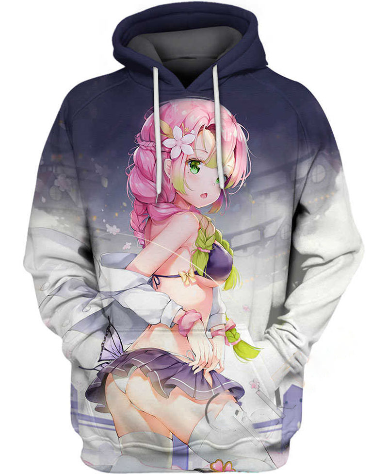 Sexy Kanroji Mitsuri Hoodie 3D