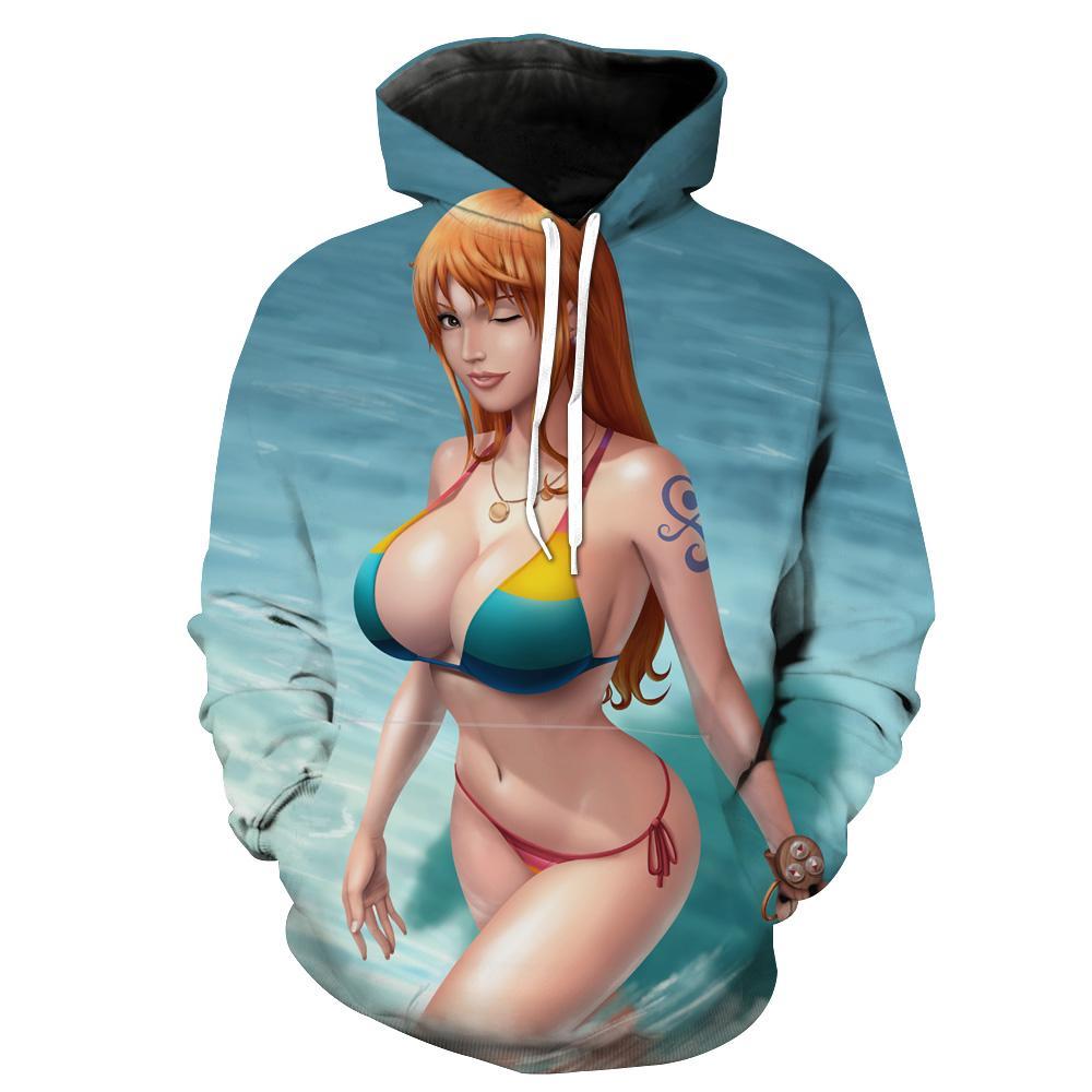 Sexy Nami One Piece Sexy Hoodie 3D