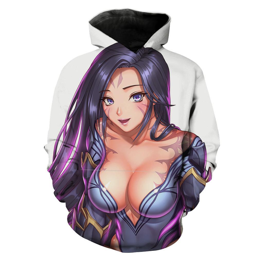 Sexy Skin Kaisa League Of Legends Kaisa Hoodie 3D 1 Sexy Skin Kaisa League Of Legends Kaisa Hoodie 3D