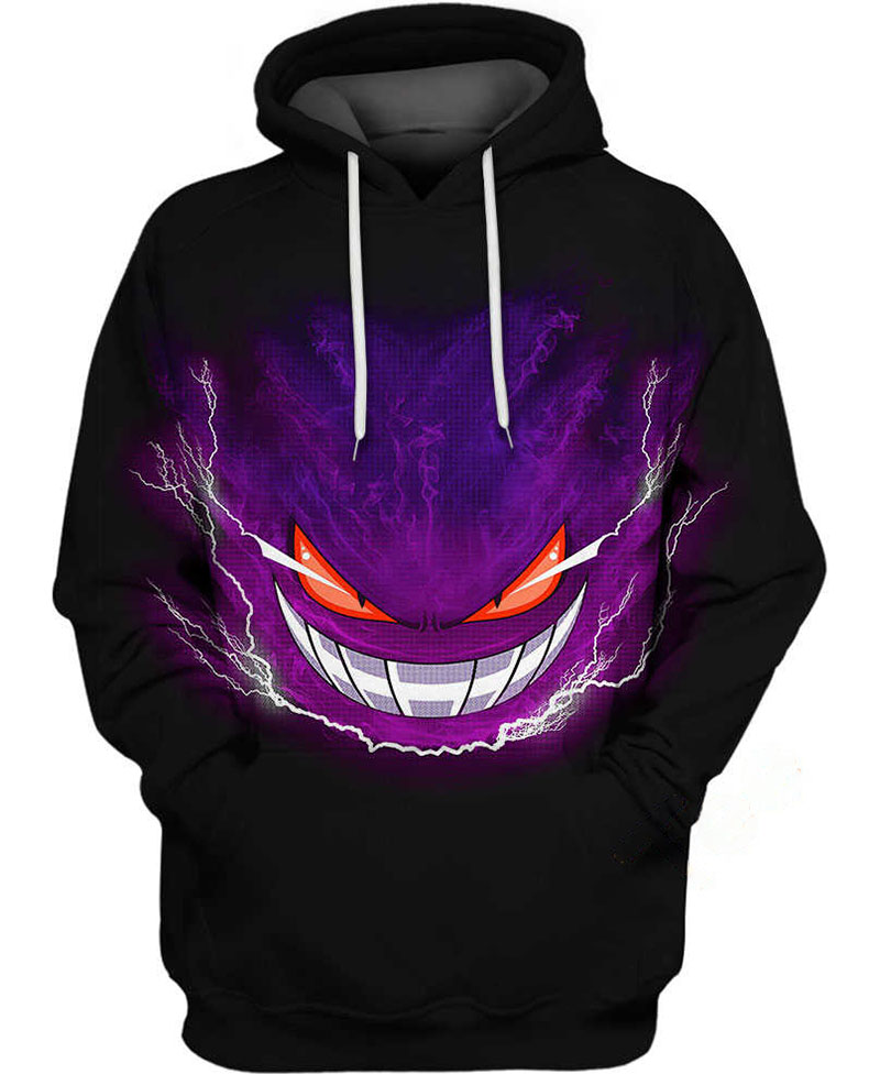 Shadow Gengar Hoodie 3D