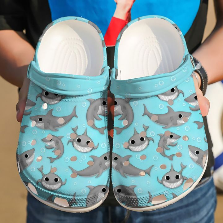Shark Cute Sharks Pattern Crocs Clog Shoes