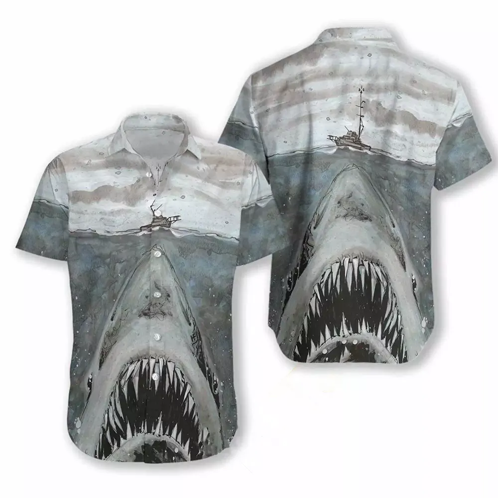 Shark Mouth 02 Hawaiian shirts