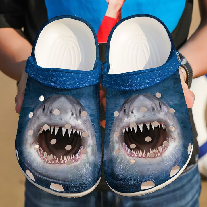 Shark Mouth Crocs Clog Shoes
