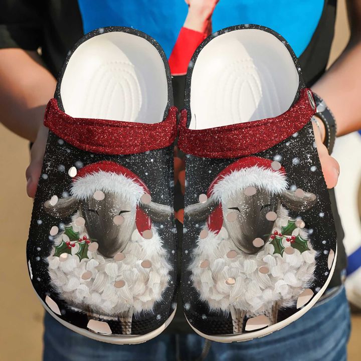 Sheep Christmas Crocs Clog Shoes