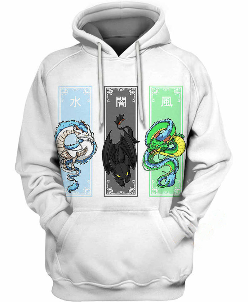 Shenron And Haku Dragon Hoodie 3D 6 Shenron And Haku Dragon Hoodie 3D