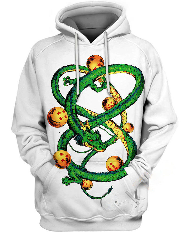 Shenron With Balls Hoodie 3D