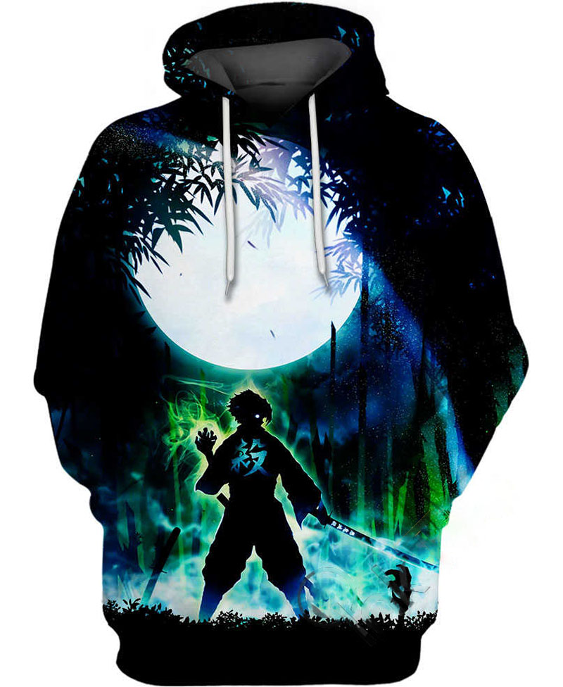 Shinazugawa Sanemi Demon Slayer Hoodie 3D