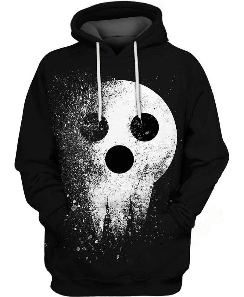 Shinigami Mask Anime Hoodie 3D