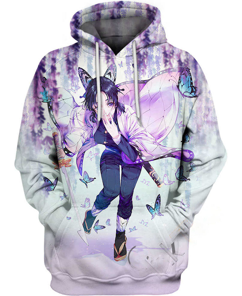 Shinobu Kocho Butterflies Hoodie 3D 14 Shinobu Kocho Butterflies Hoodie 3D