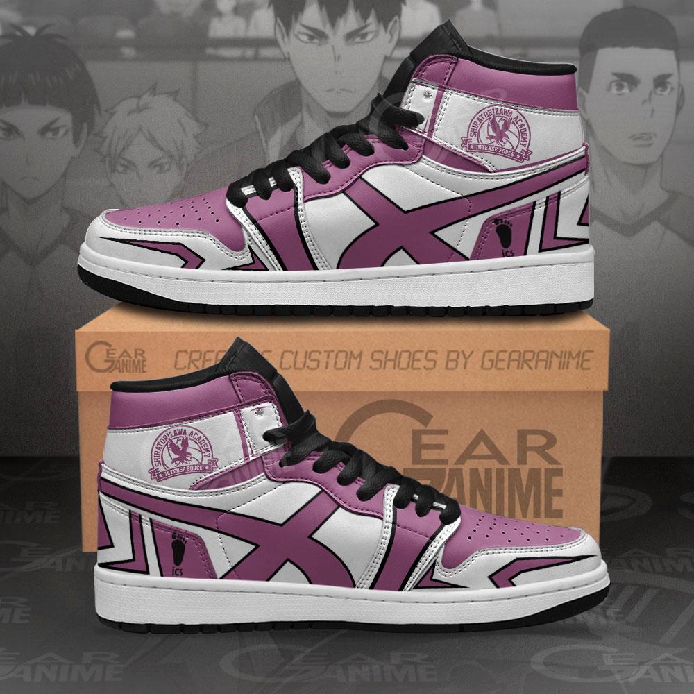 Shiratorizawa Academy Jordan Custom Anime Air Jordan Shoes