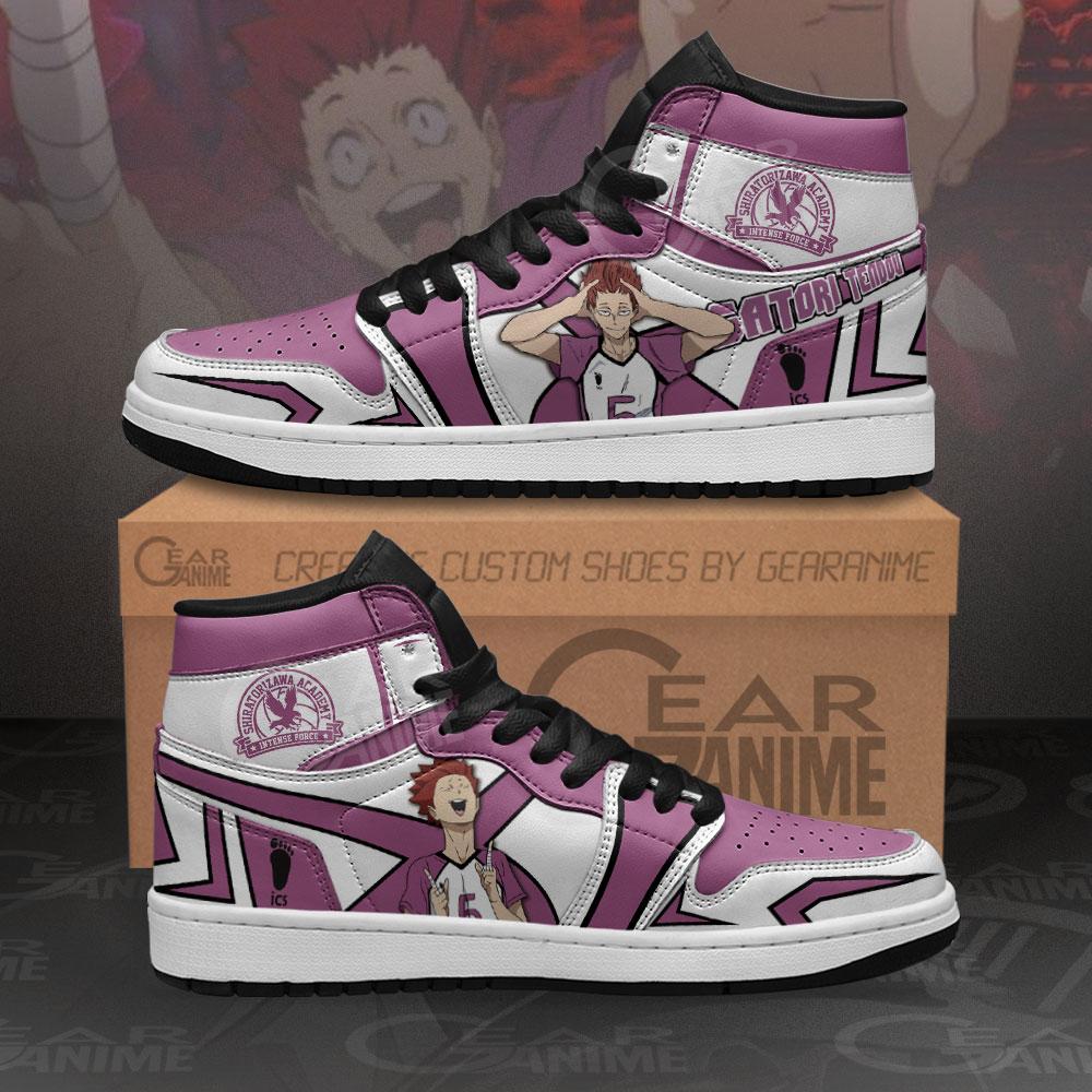 Shiratorizawa Satori Tendou Sneakers Haikyuu Anime Air Jordan Shoes