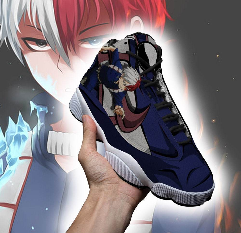 Shoto Todoroki My Hero Academia Anime Air Jordan Shoes 8 Shoto Todoroki My Hero Academia Anime Air Jordan Shoes