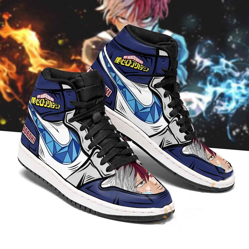 Shoto Todoroki Skill My Hero Academia Sneakers Anime Air Jordan Shoes 1 Shoto Todoroki Skill My Hero Academia Sneakers Anime Air Jordan Shoes