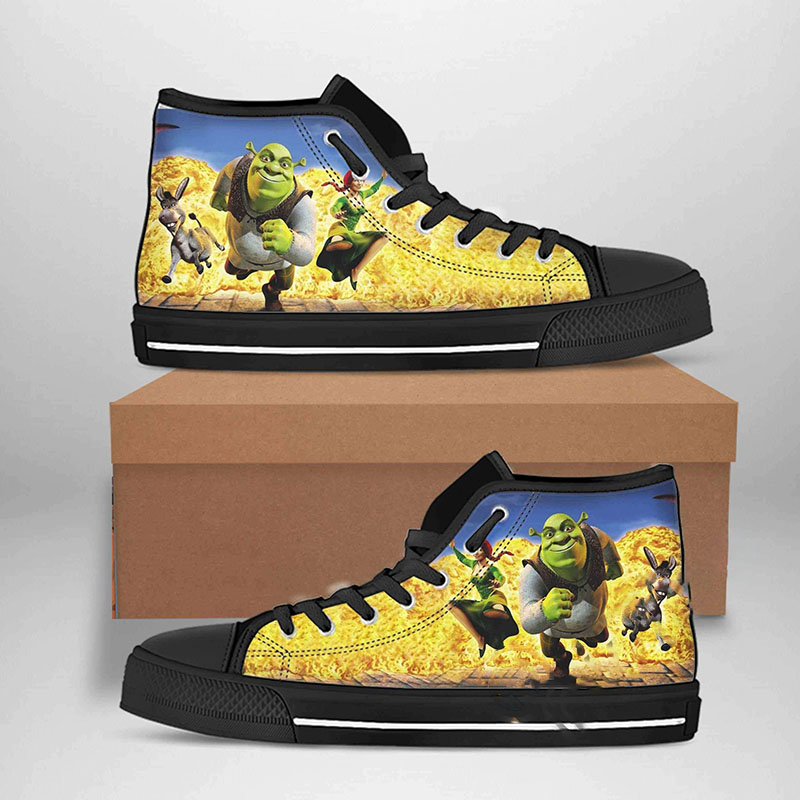 Shrek Best Movie Character High Top Shoes 4 Shrek Best Movie Character High Top Shoes