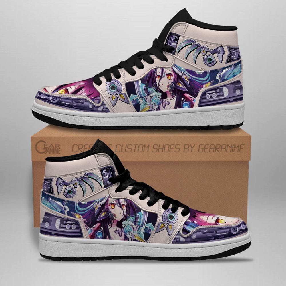 Shuvi No Game No Life The Movie Zero Sneakers Anime Fan Air Jordan Shoes